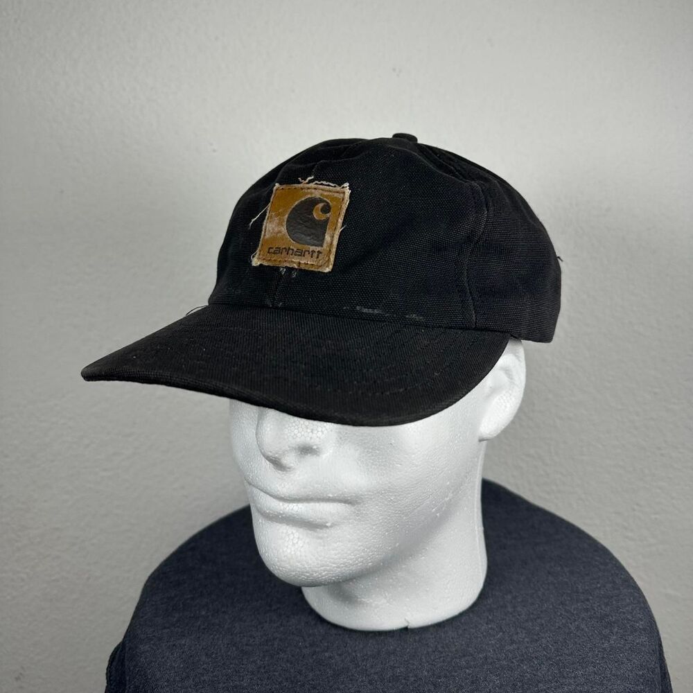 Carhartt Men's Black and Brown Hat